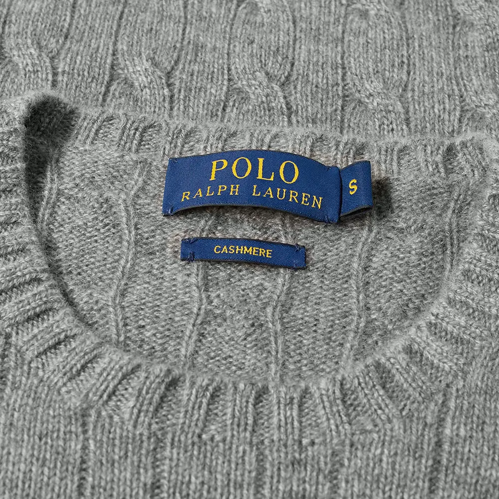 Polo Ralph Lauren Cashmere Cable KnitGrey