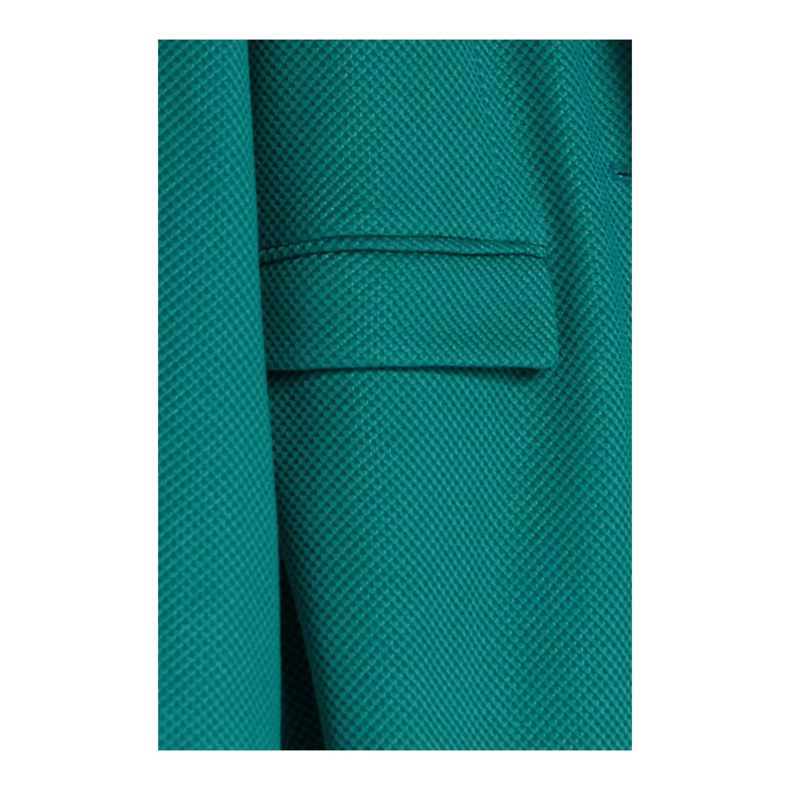 POM Amsterdam Sea Green Waffle Texture Blazer