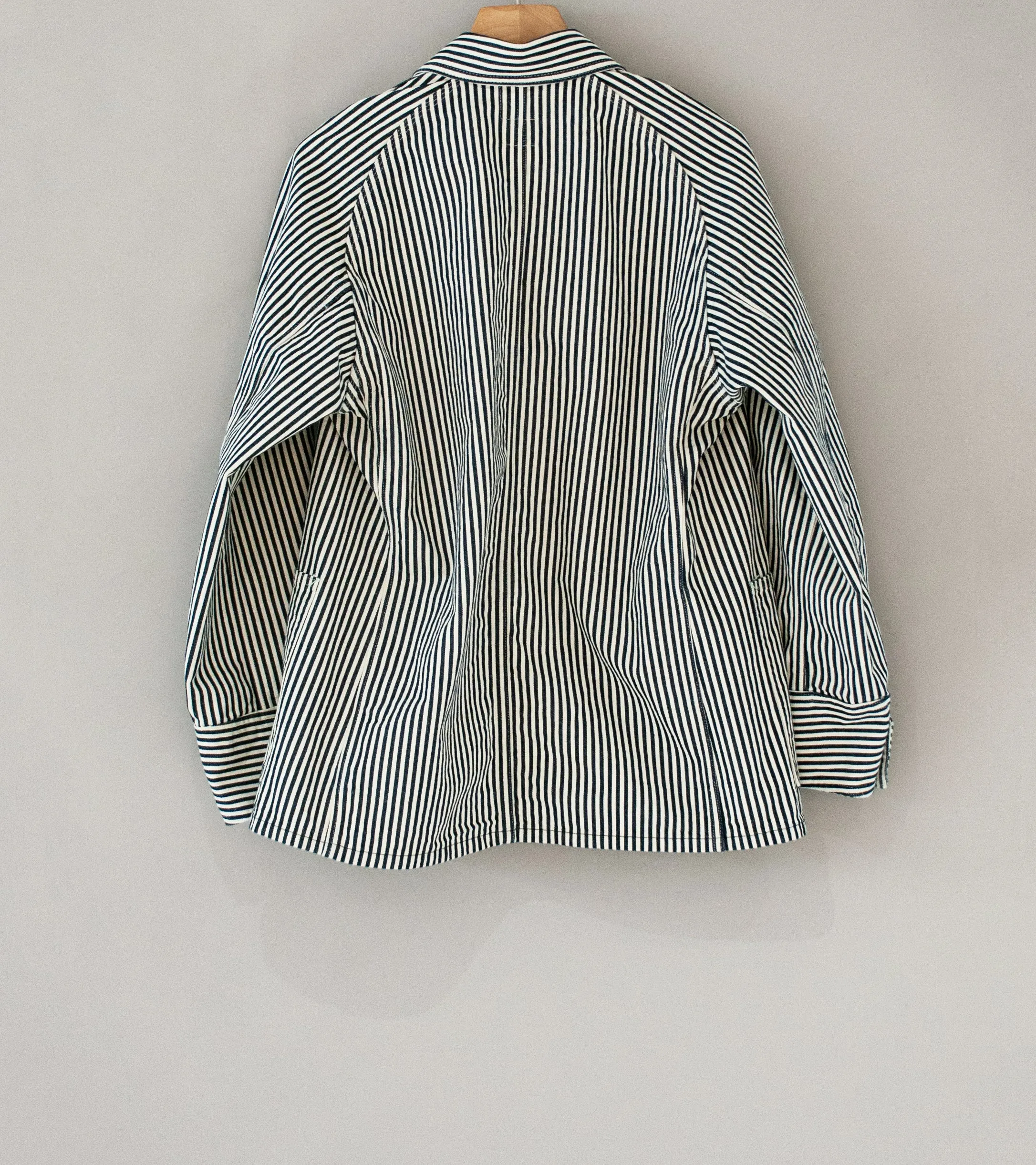 Post Overalls 'Engineer's Jacket' (Indigo Express Stripe Cotton)