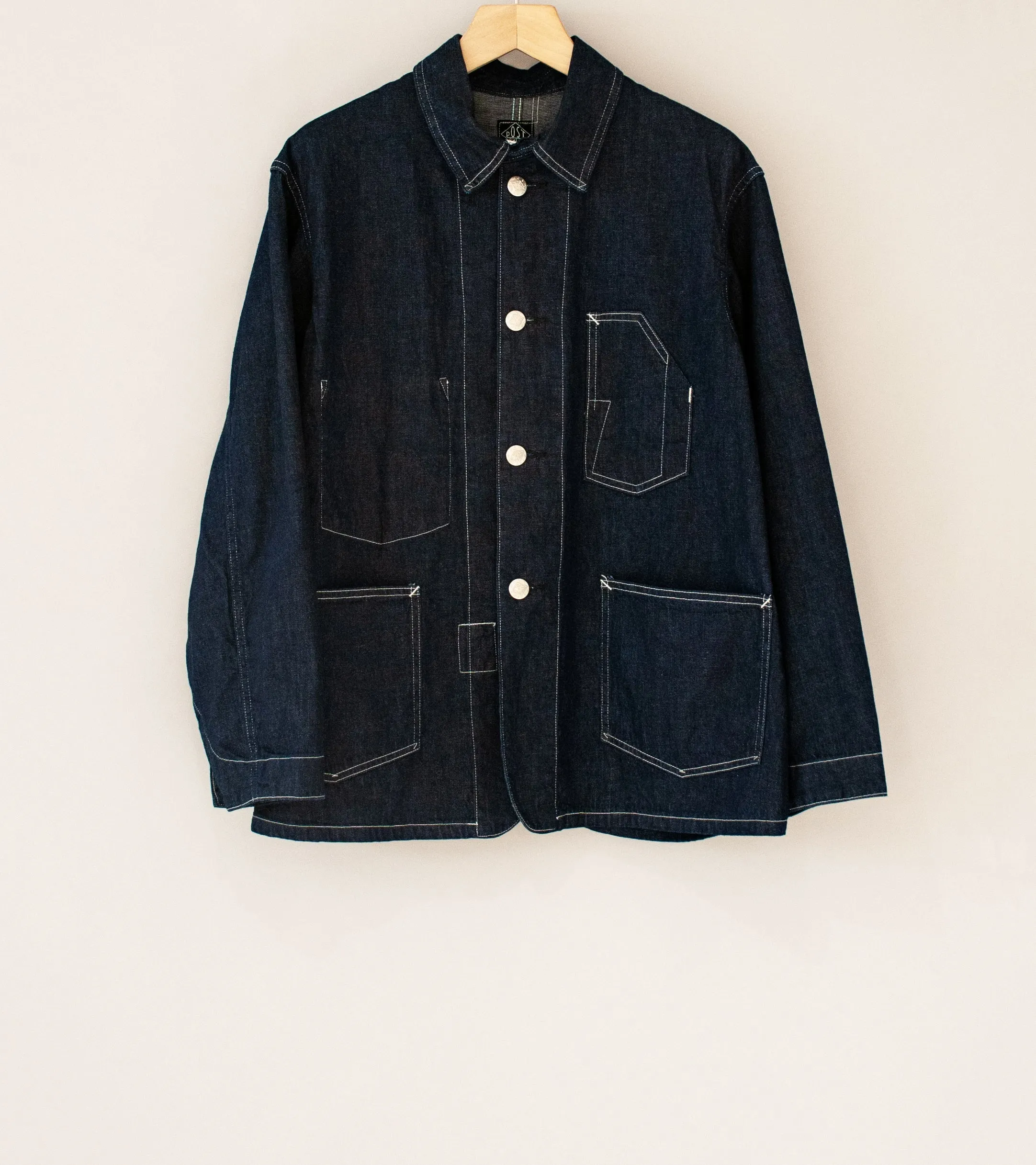 Post Overalls 'No.1 Jacket' (Indigo 8oz Denim)