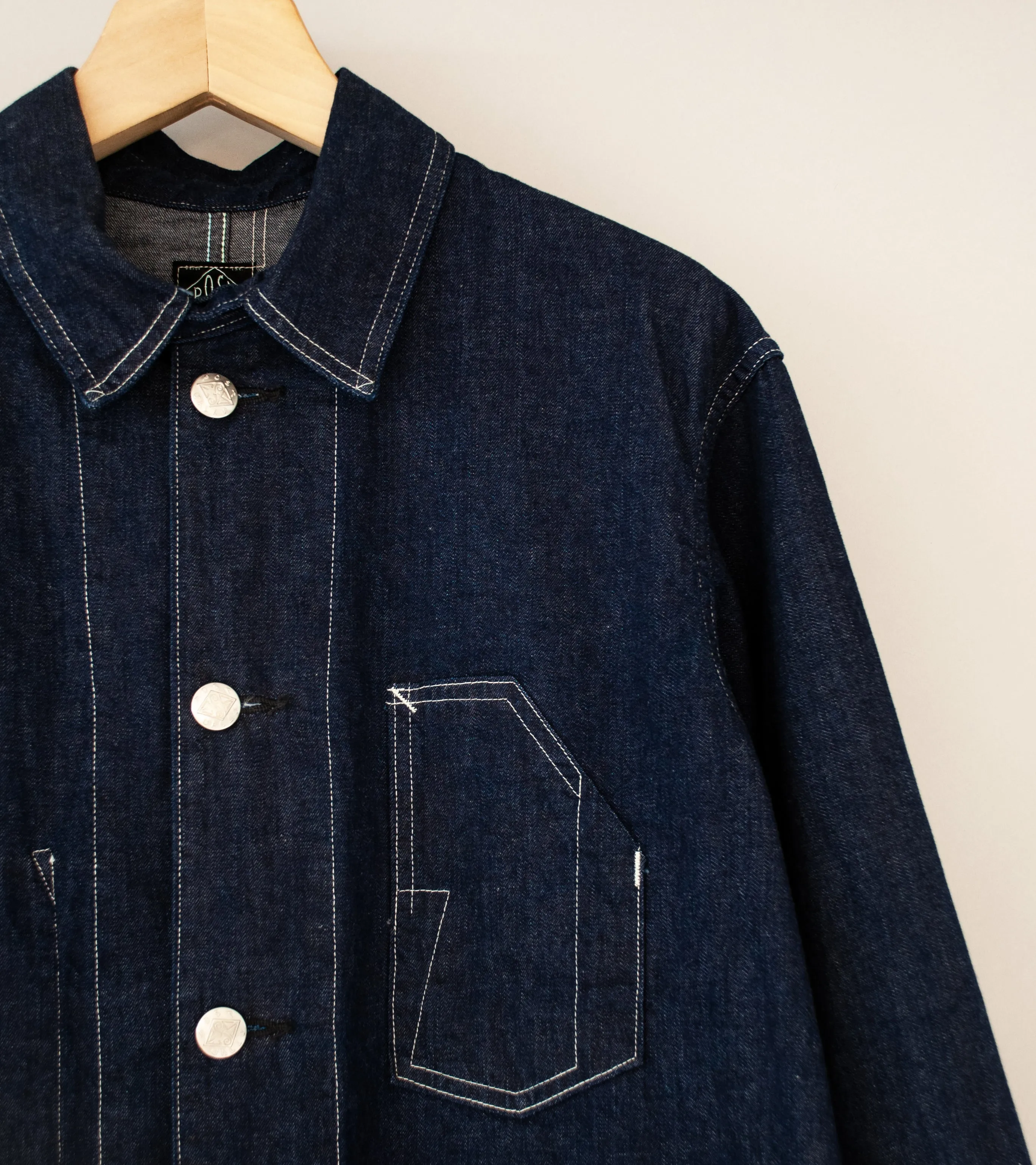 Post Overalls 'No.1 Jacket' (Indigo 8oz Denim)