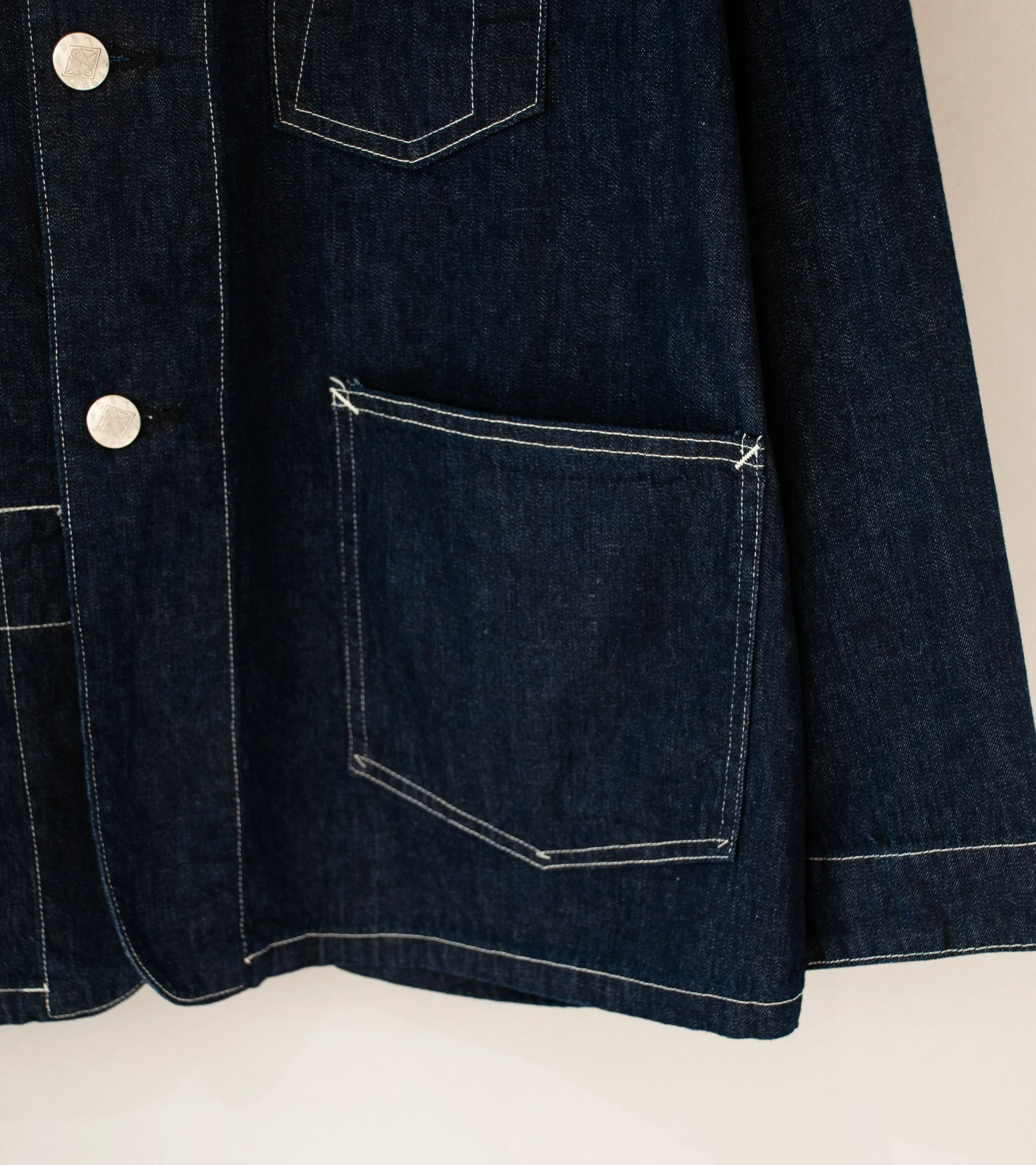 Post Overalls 'No.1 Jacket' (Indigo 8oz Denim)