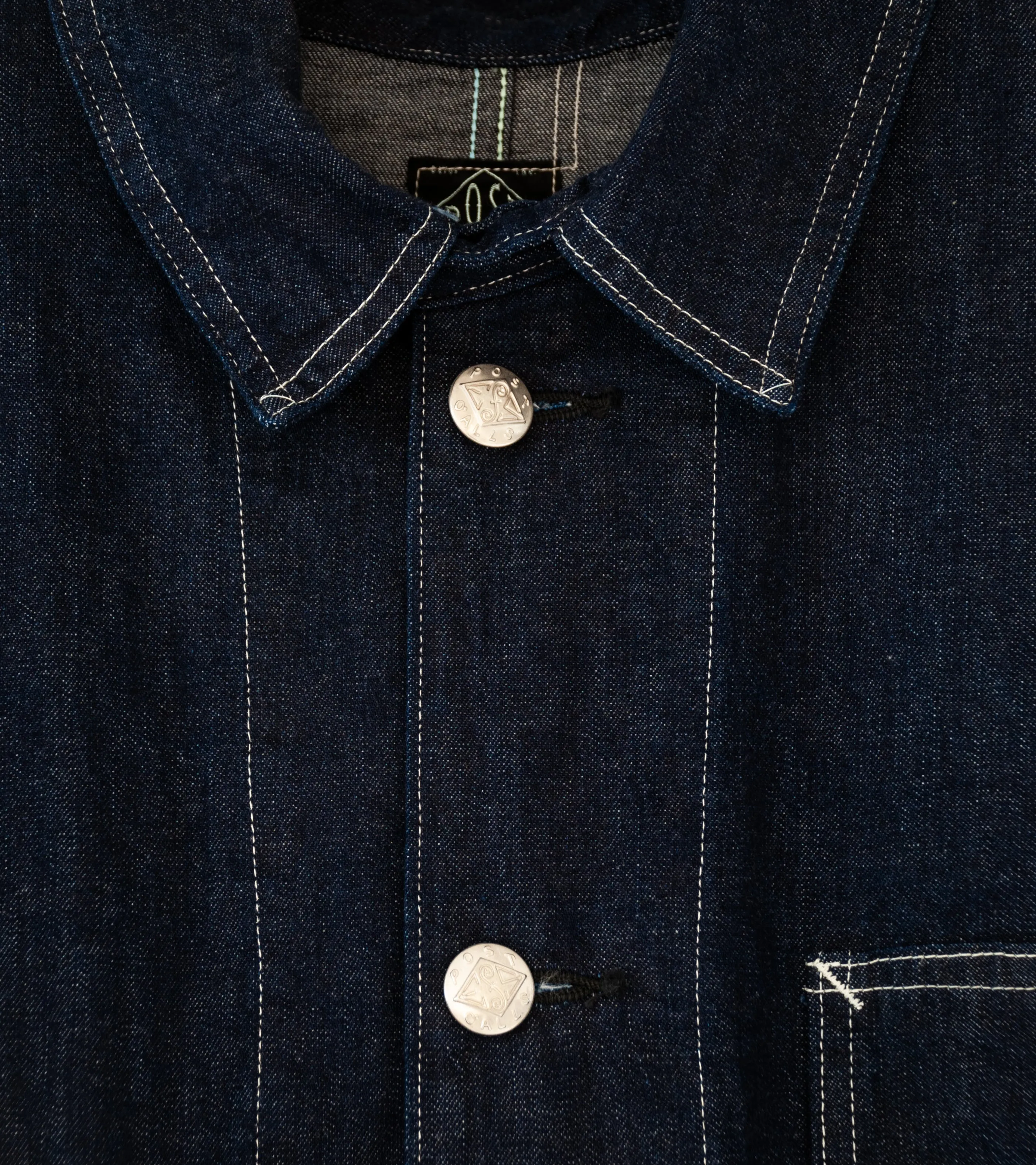 Post Overalls 'No.1 Jacket' (Indigo 8oz Denim)