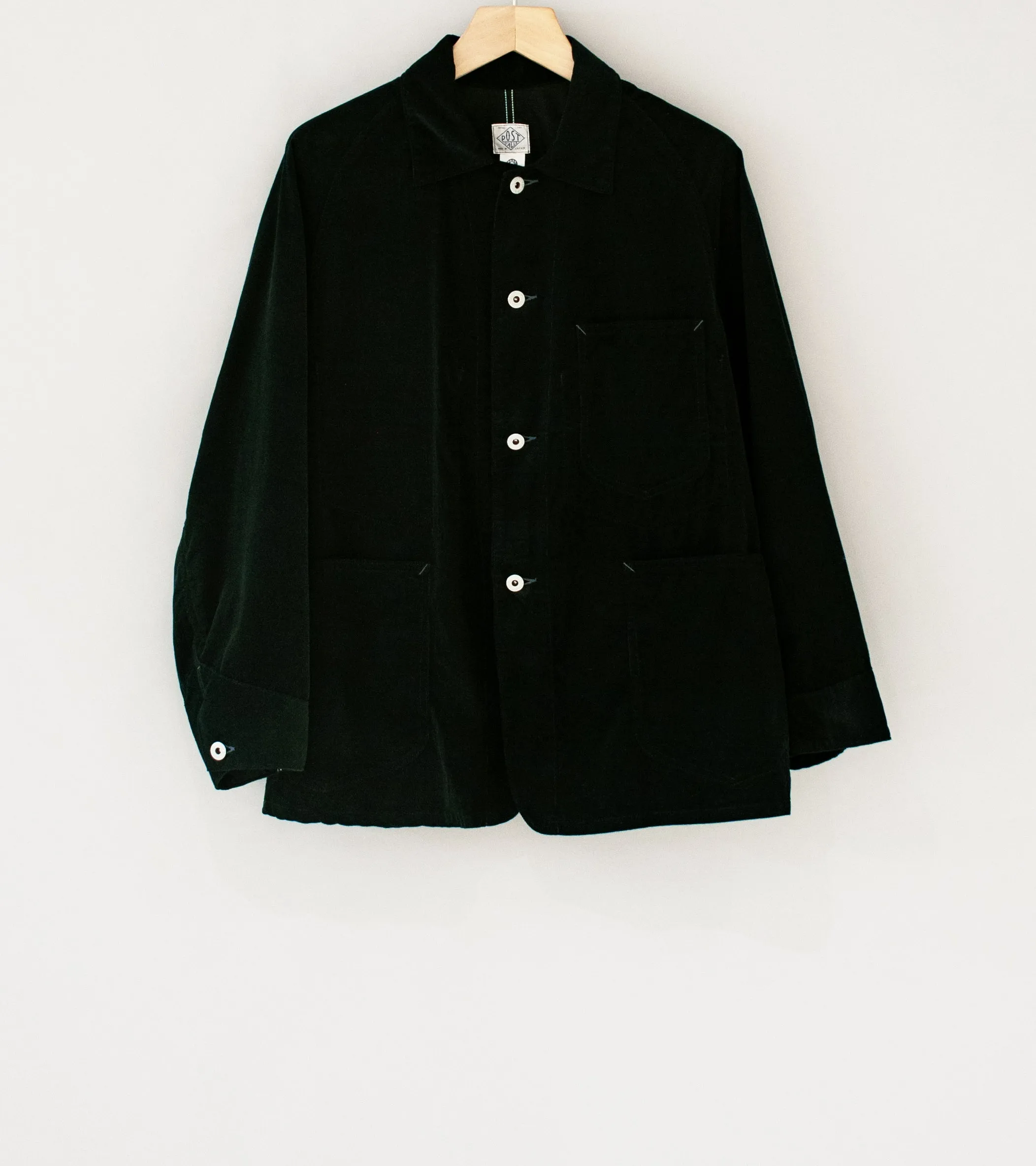 Post Overalls 'Post 44 Jacket' (Black Summer Corduroy)