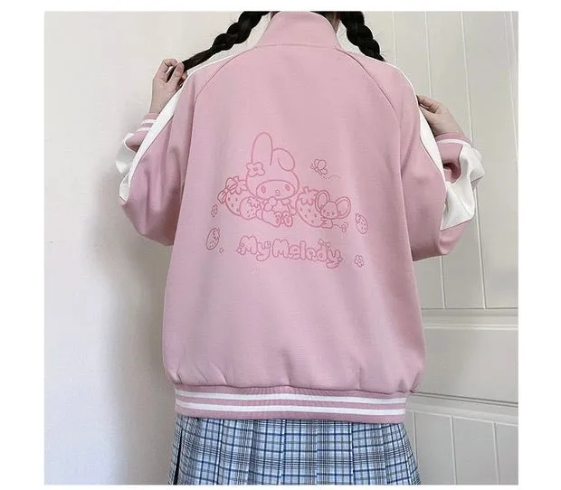 Pre-order sanrio collaboration extra fleece sportswear jacket