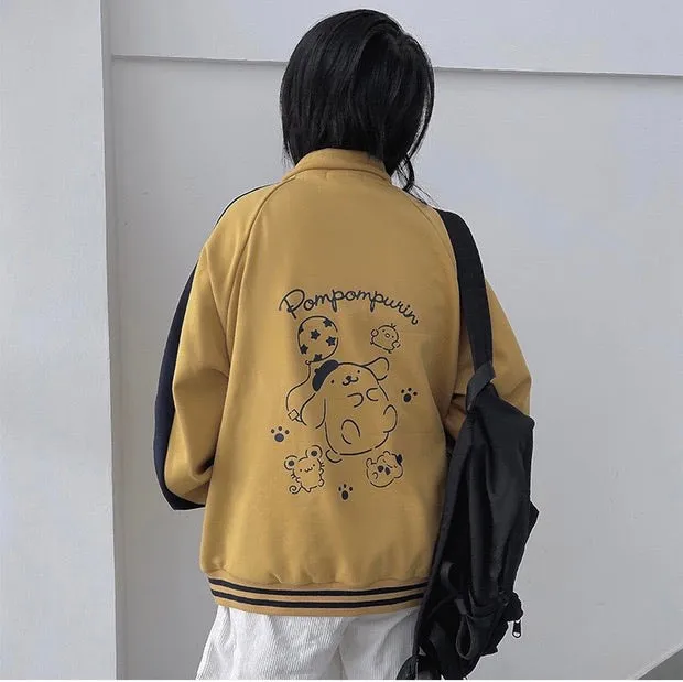 Pre-order sanrio collaboration extra fleece sportswear jacket