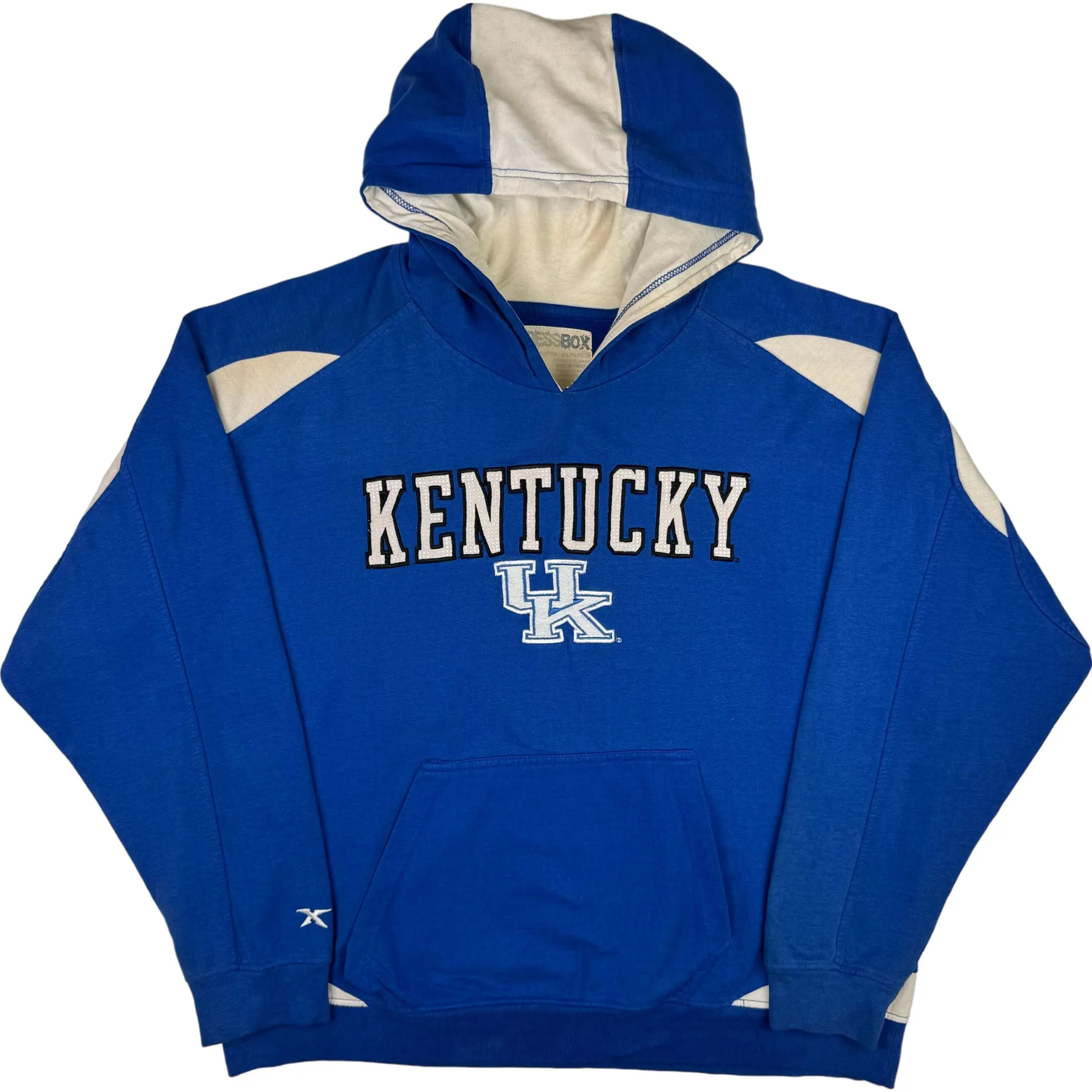 Press Box Kentucky Wildcats Embroidered Pullover Hoodie Blue