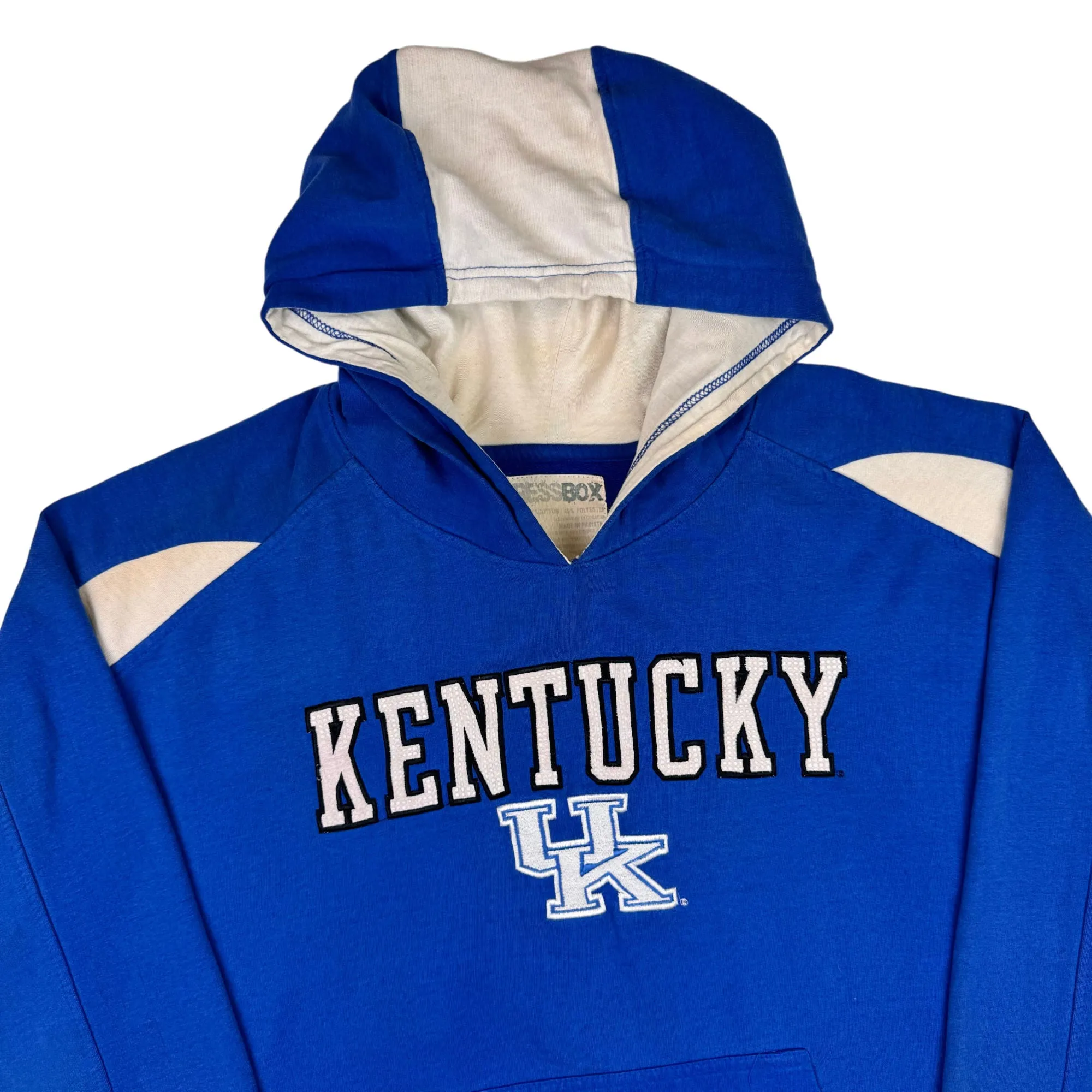 Press Box Kentucky Wildcats Embroidered Pullover Hoodie Blue