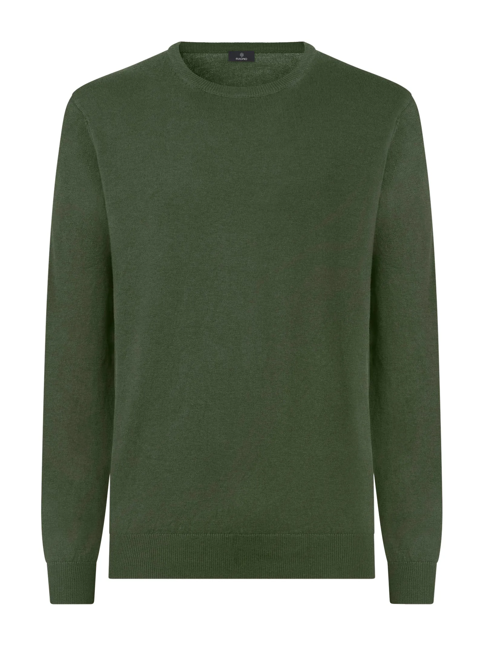 Pull girocollo in filato Sport Wool - Army