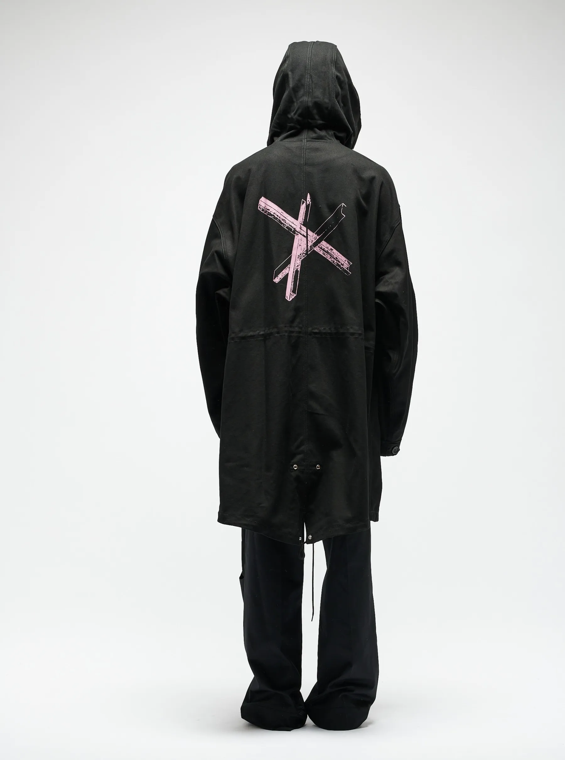 RAF SIMONS  |Long Sleeves Cotton Oversized Designers Hoodies