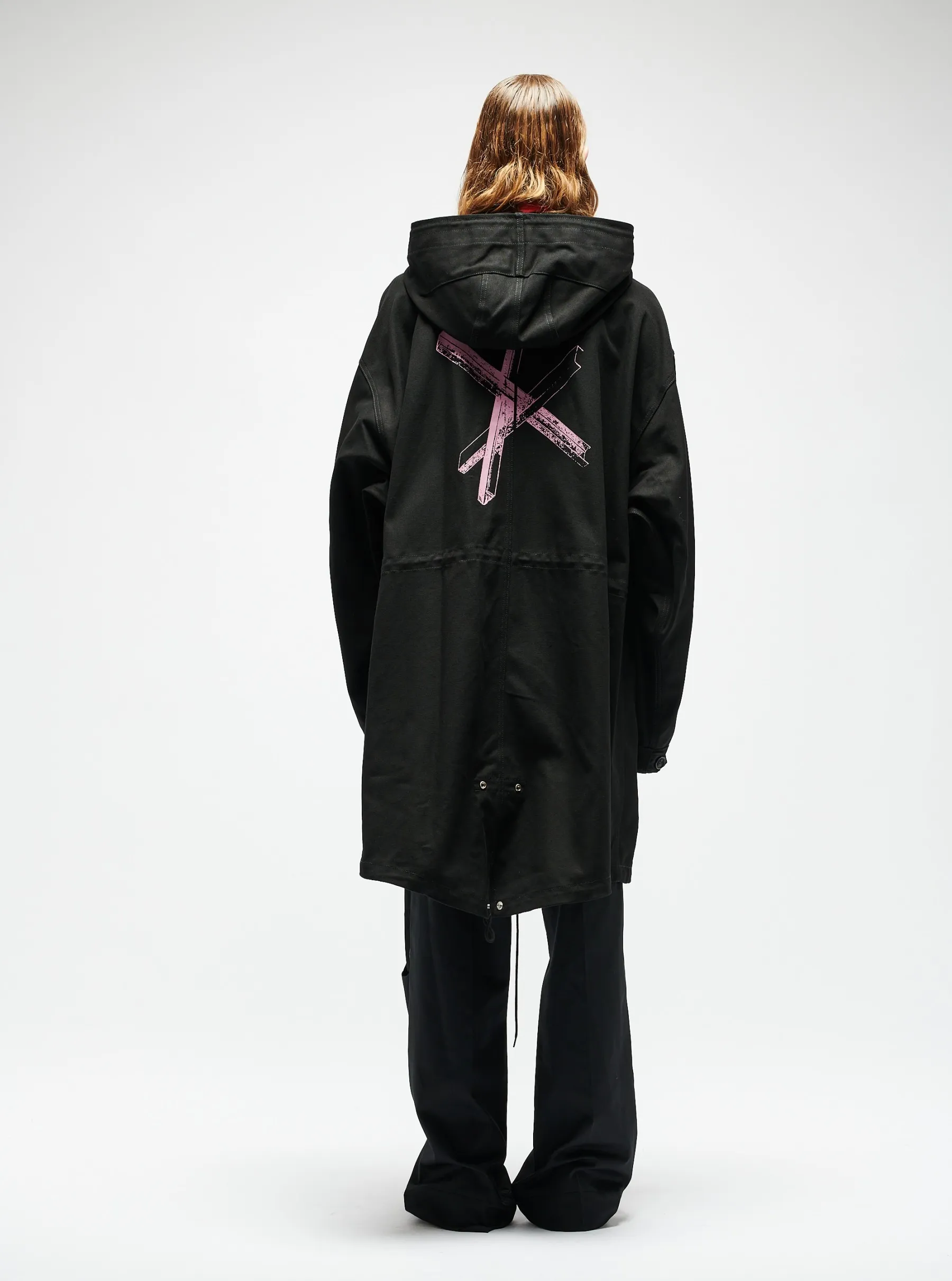 RAF SIMONS  |Long Sleeves Cotton Oversized Designers Hoodies