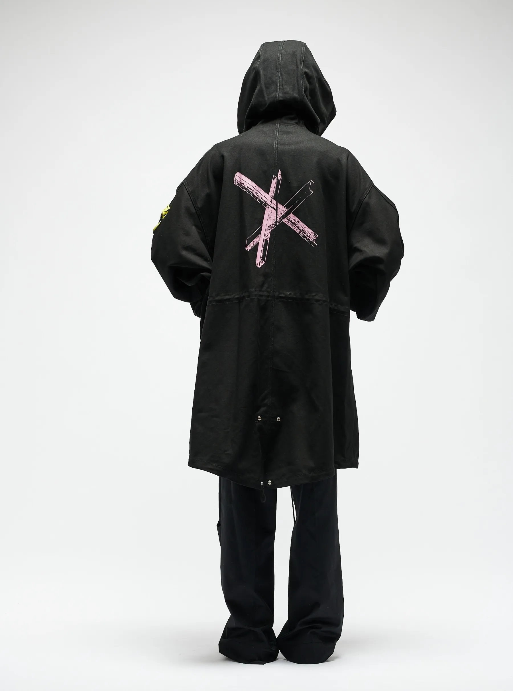 RAF SIMONS  |Long Sleeves Cotton Oversized Designers Hoodies