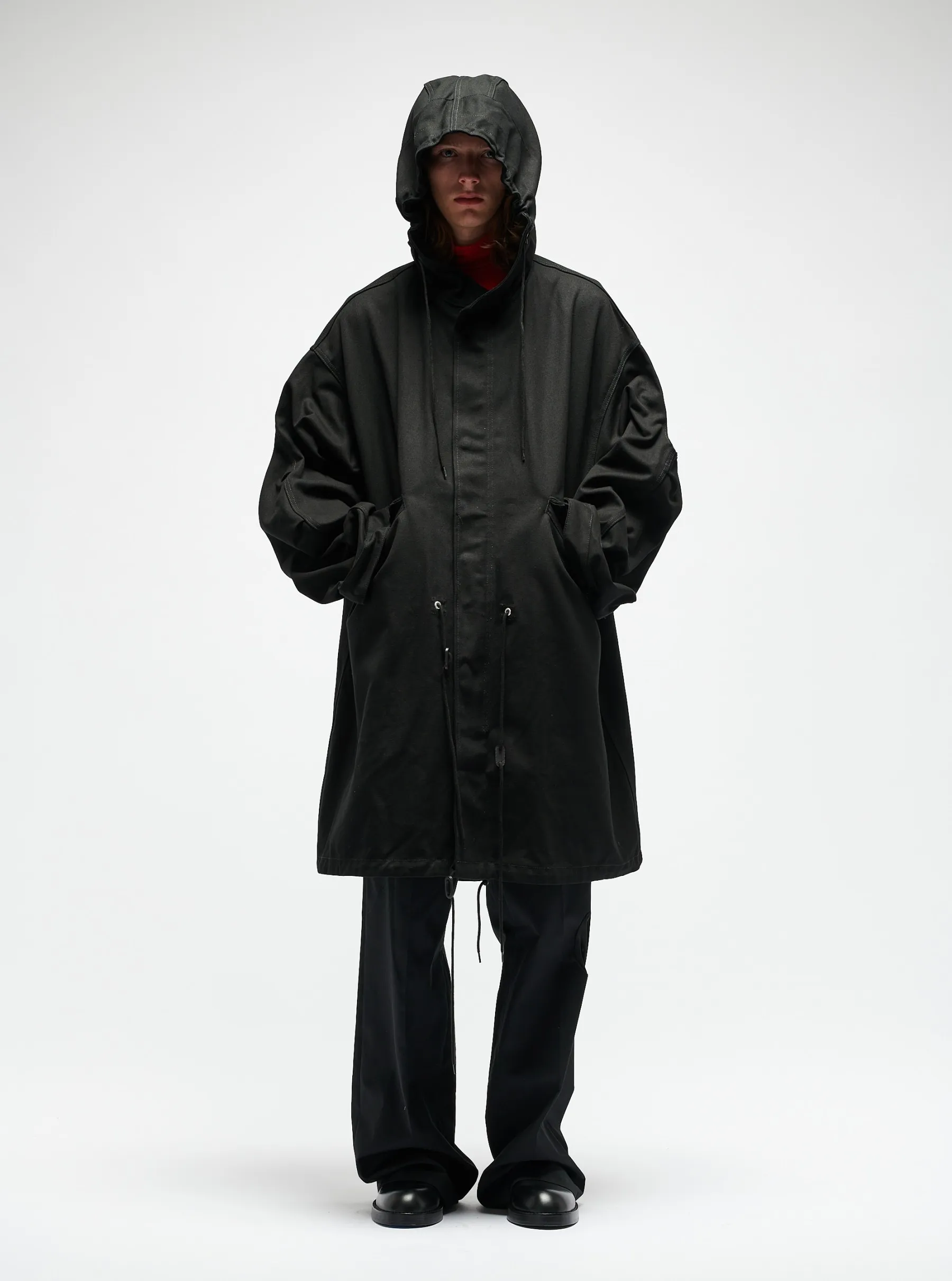 RAF SIMONS  |Long Sleeves Cotton Oversized Designers Hoodies