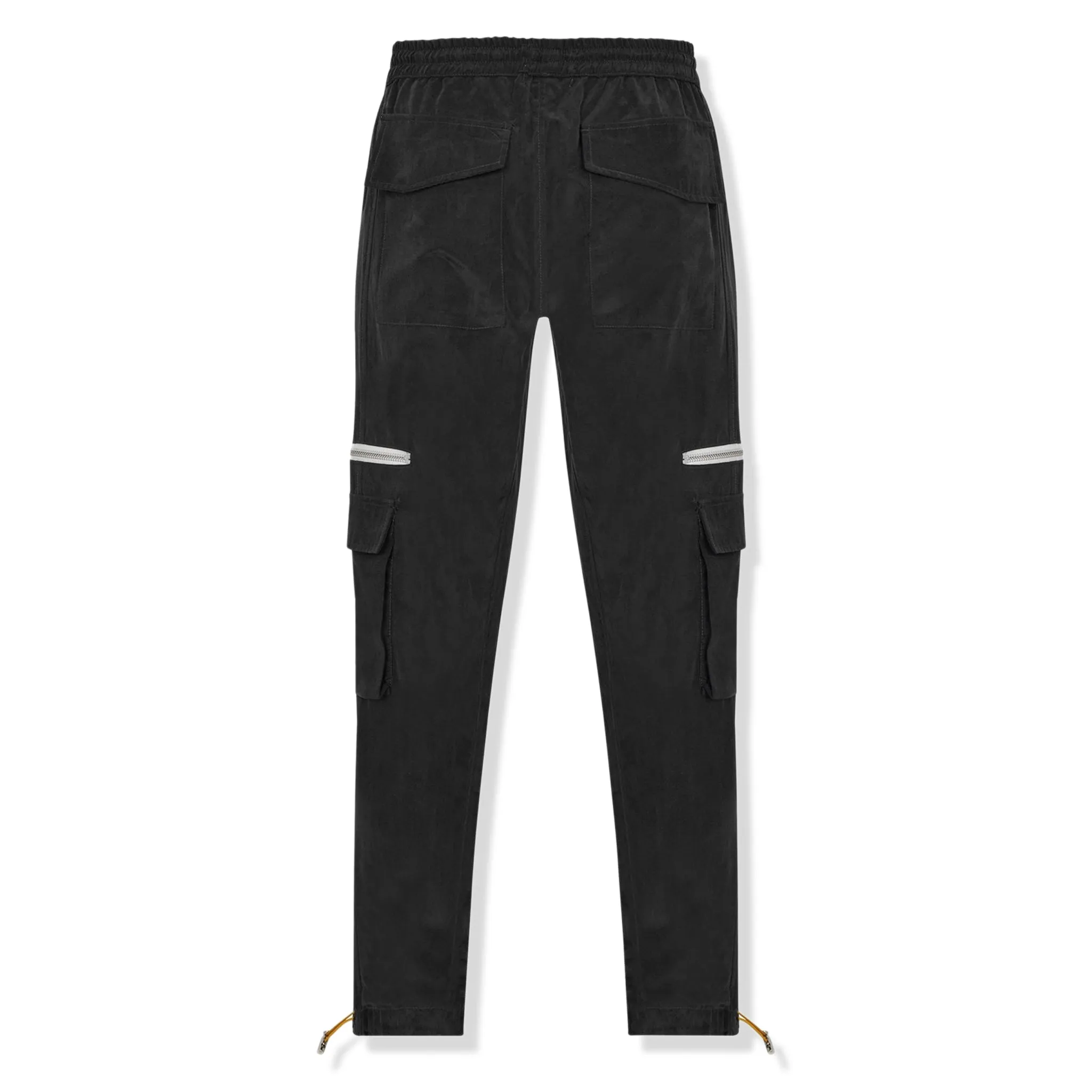 Rhude Cupro Black Cargo Pants