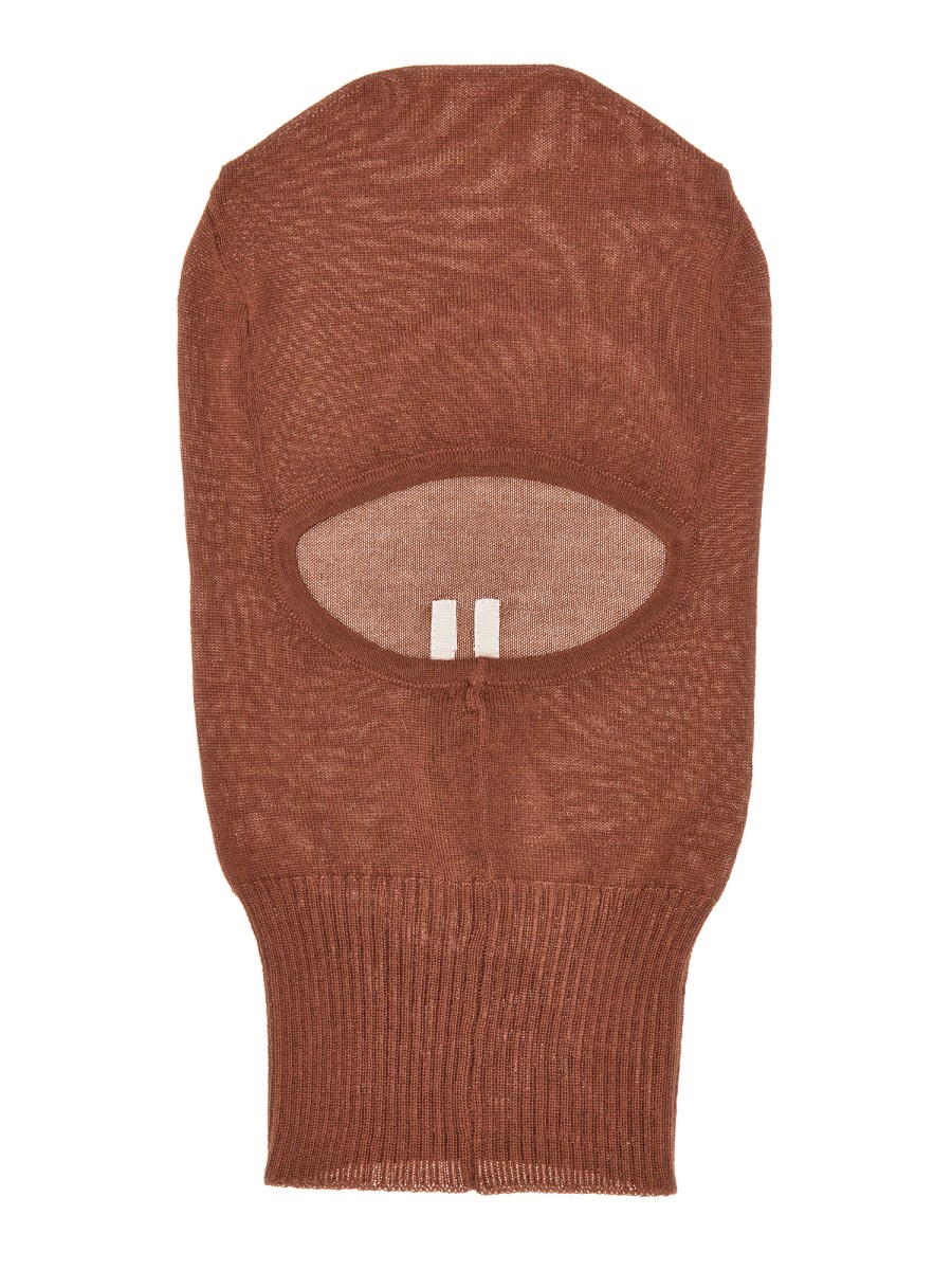 RICK OWENS    CASHMERE SKULL BALACLAVA