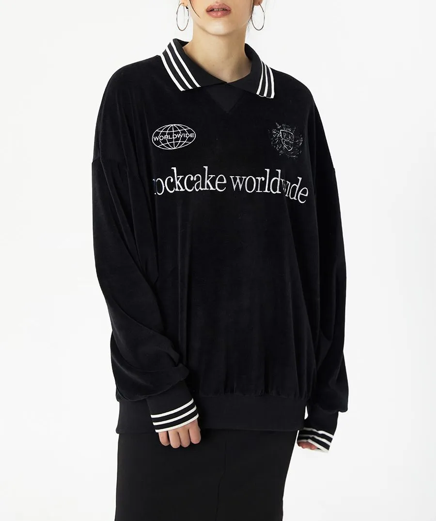 ROCKCAKE  |Street Style Long Sleeves Logo Hoodies & Sweatshirts