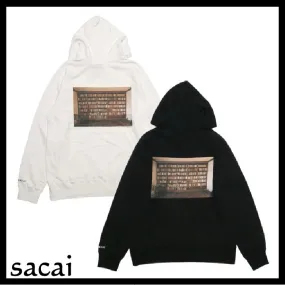 sacai  |Unisex Street Style Collaboration Long Sleeves Cotton