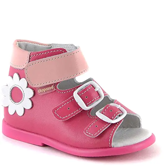 Sandals 15-104-9 First Step for Boys and Girls Genuine Leather - High Sole