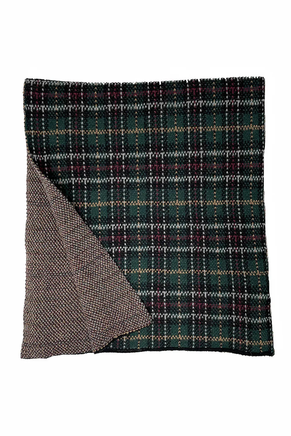 SCIARPA LANA JACQUARD MOTIVO TARTAN