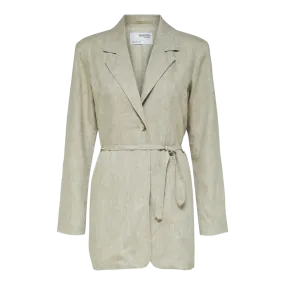 Selected Femme Vienna Relaxed Fit Linen Blend Blazer