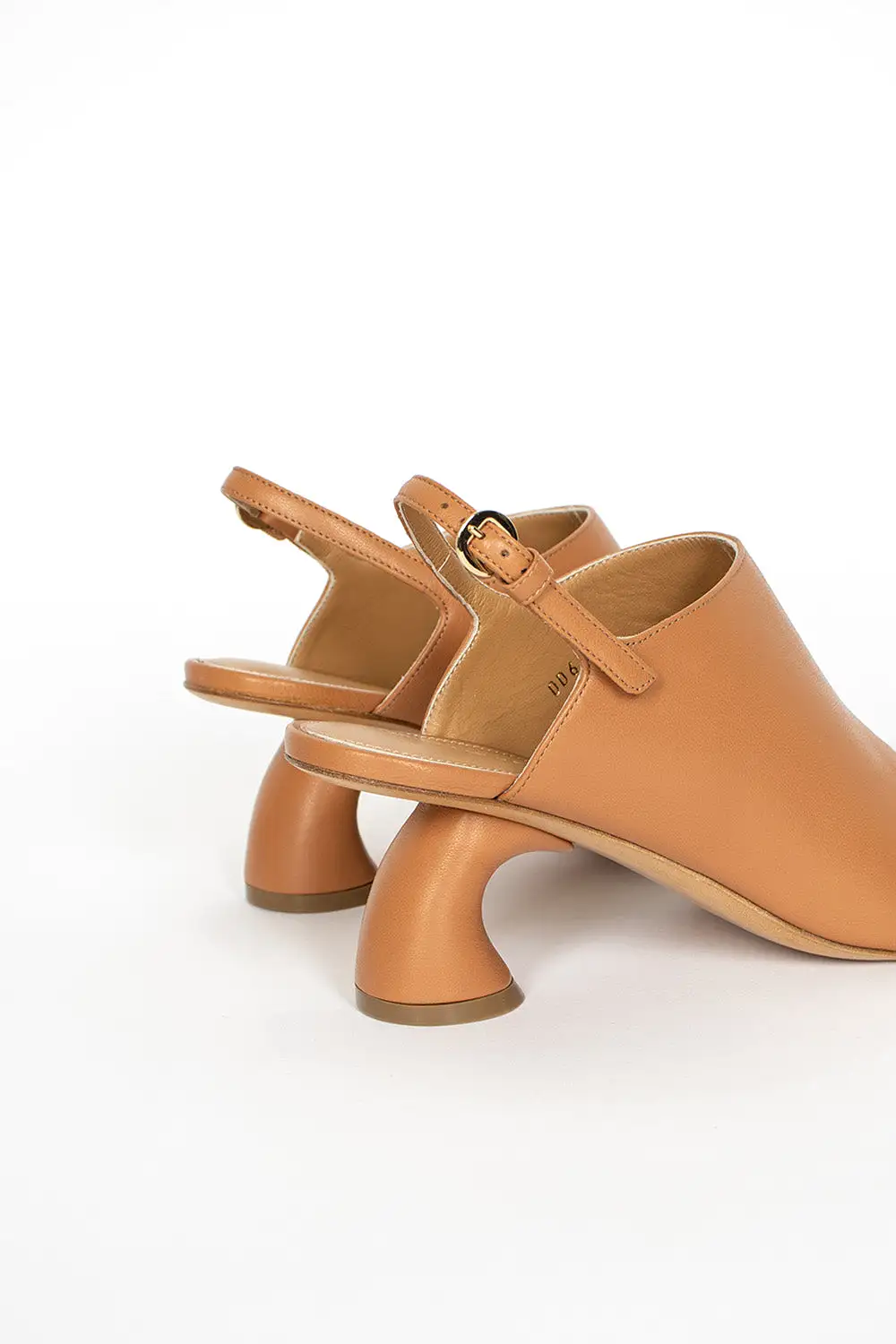 Square Toe Mule Beige