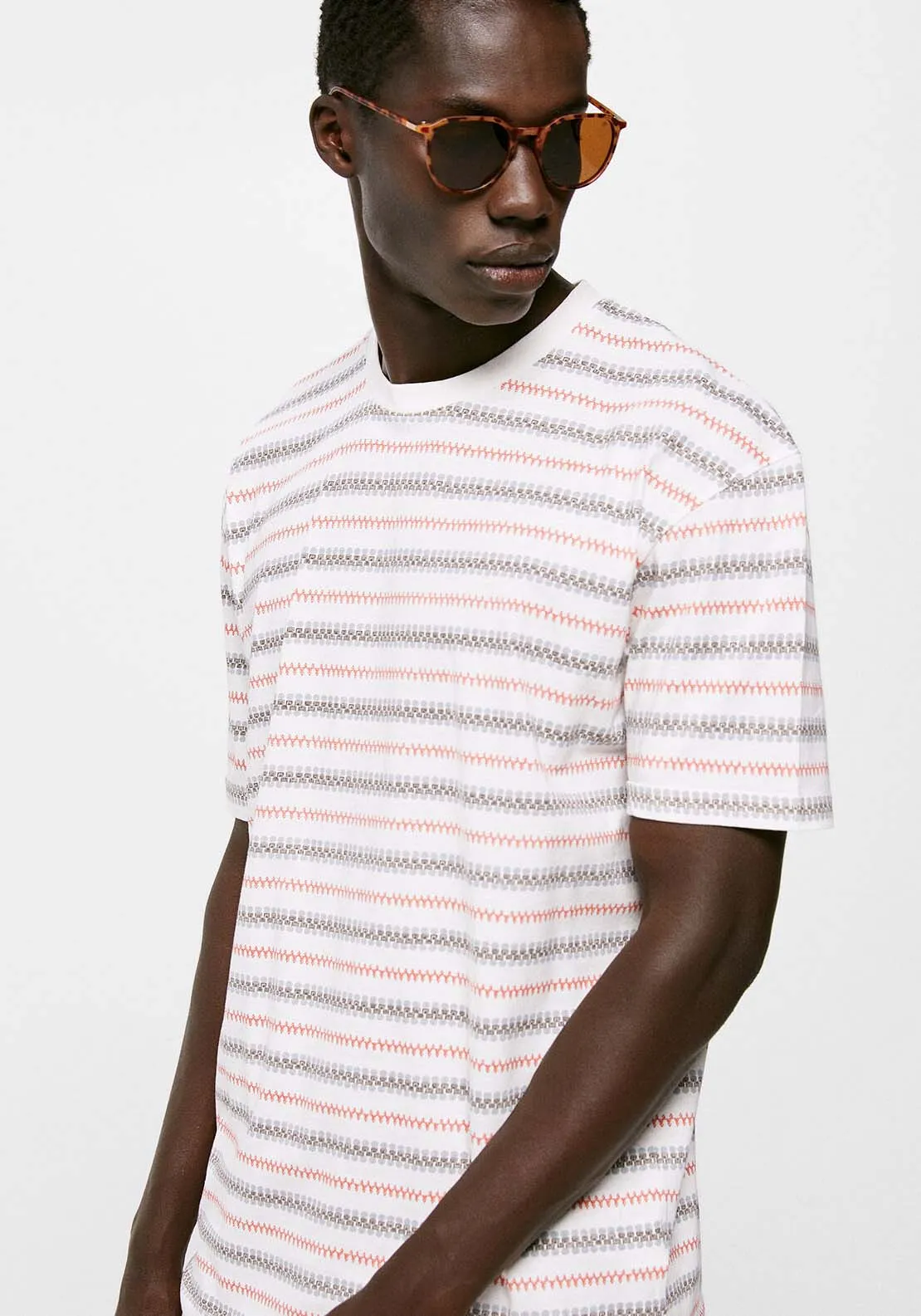 Striped T-Shirt - White