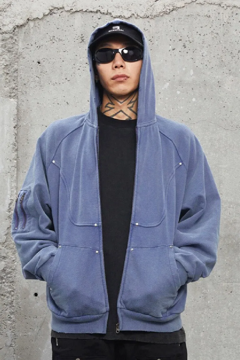 Structure Zip Up Hoodie