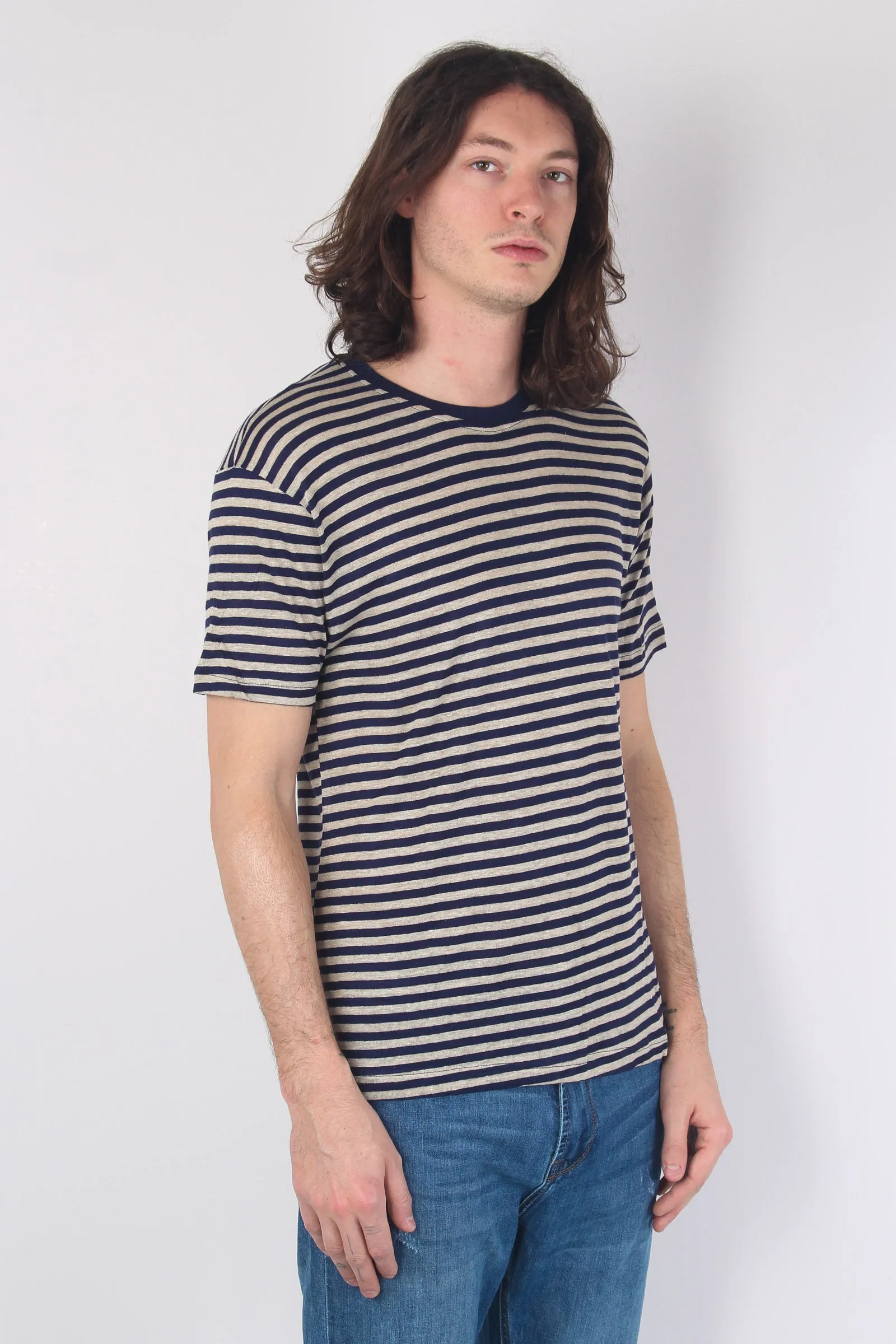 T-shirt Riga Mc Navy/sand