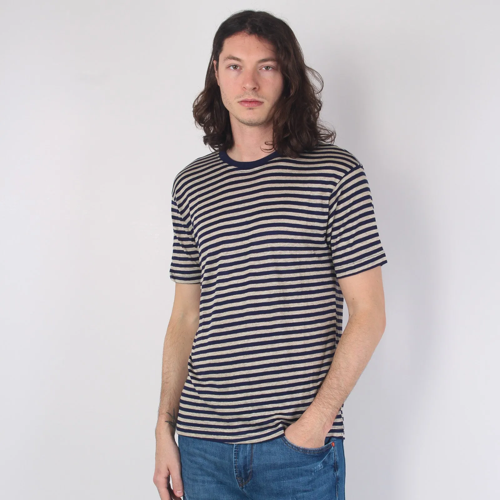 T-shirt Riga Mc Navy/sand