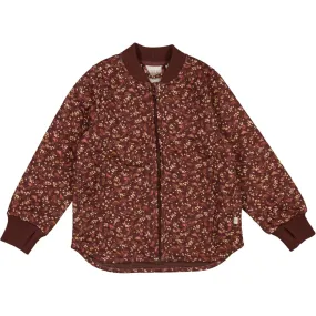 Thermo Jacket Loui - maroon birds