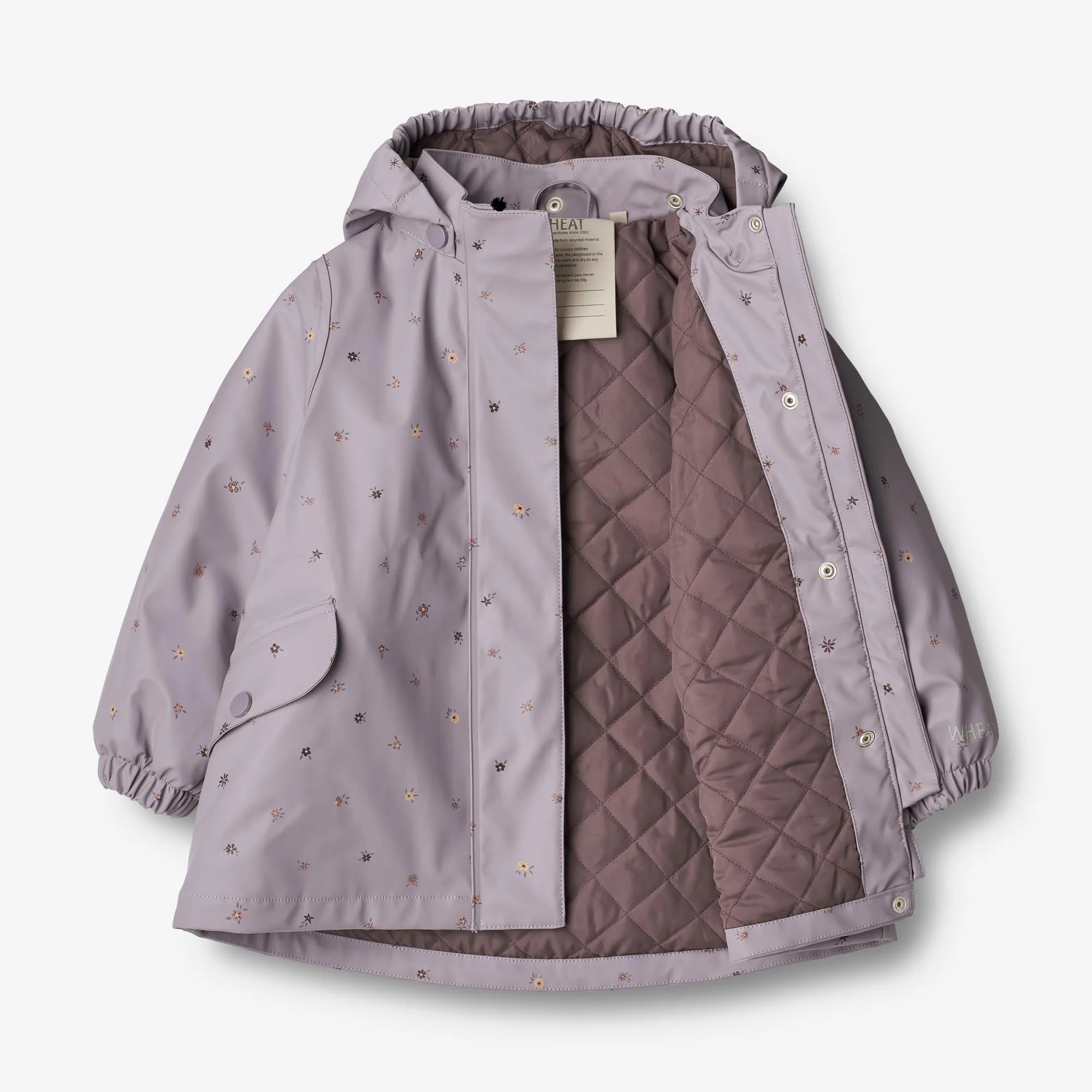 Thermo Rain Jacket Rika - lavender flowers