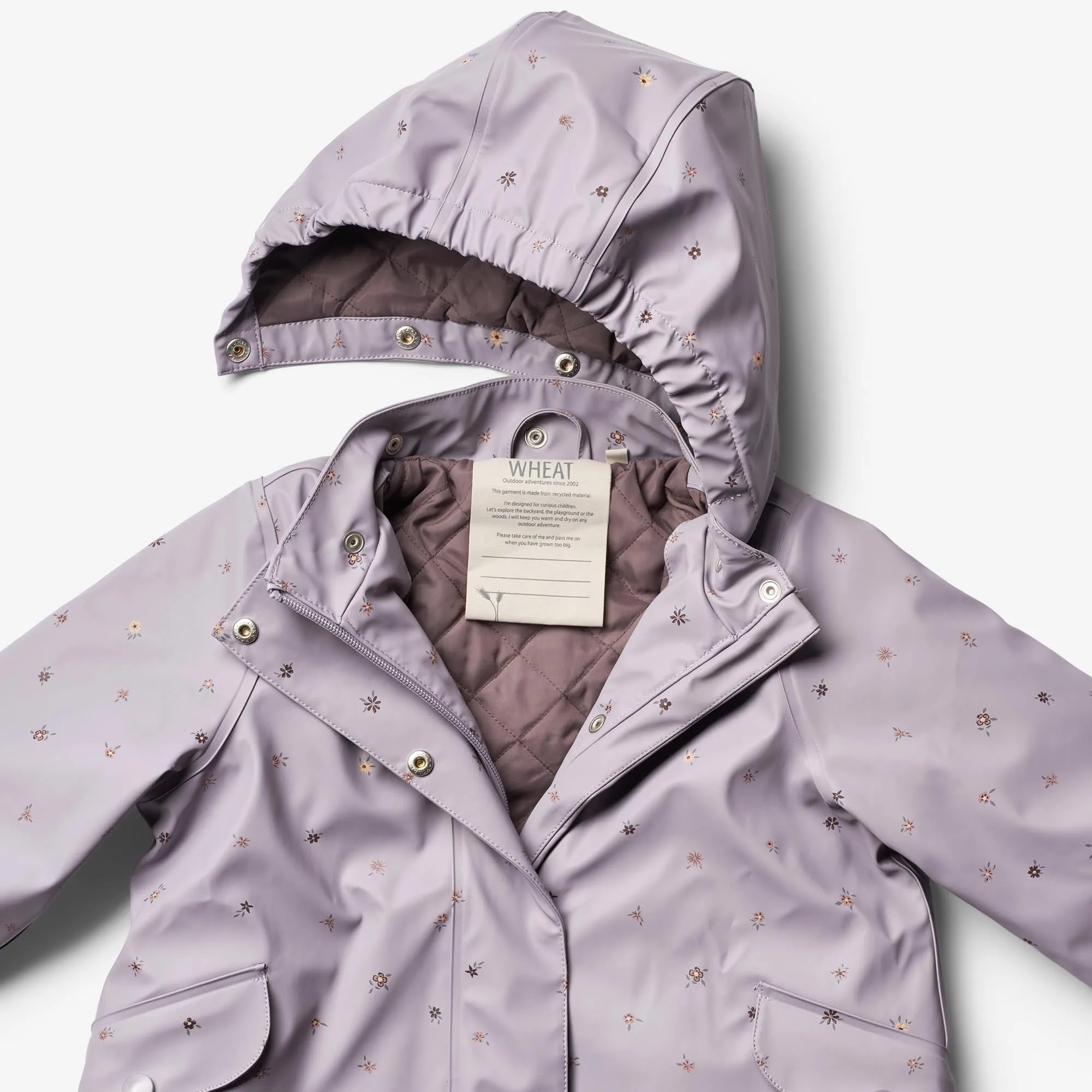 Thermo Rain Jacket Rika - lavender flowers