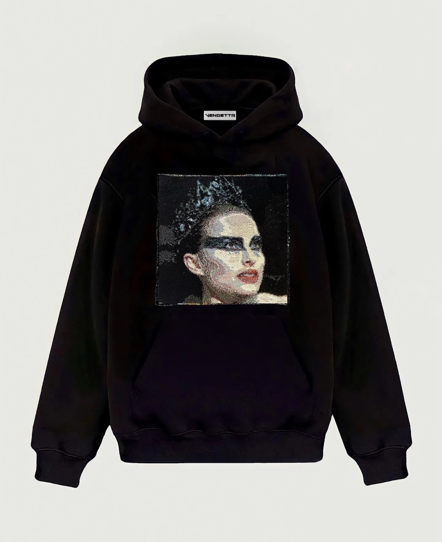 VA-AW21-228 BLACK SWAN TAPESTRY HOODIE