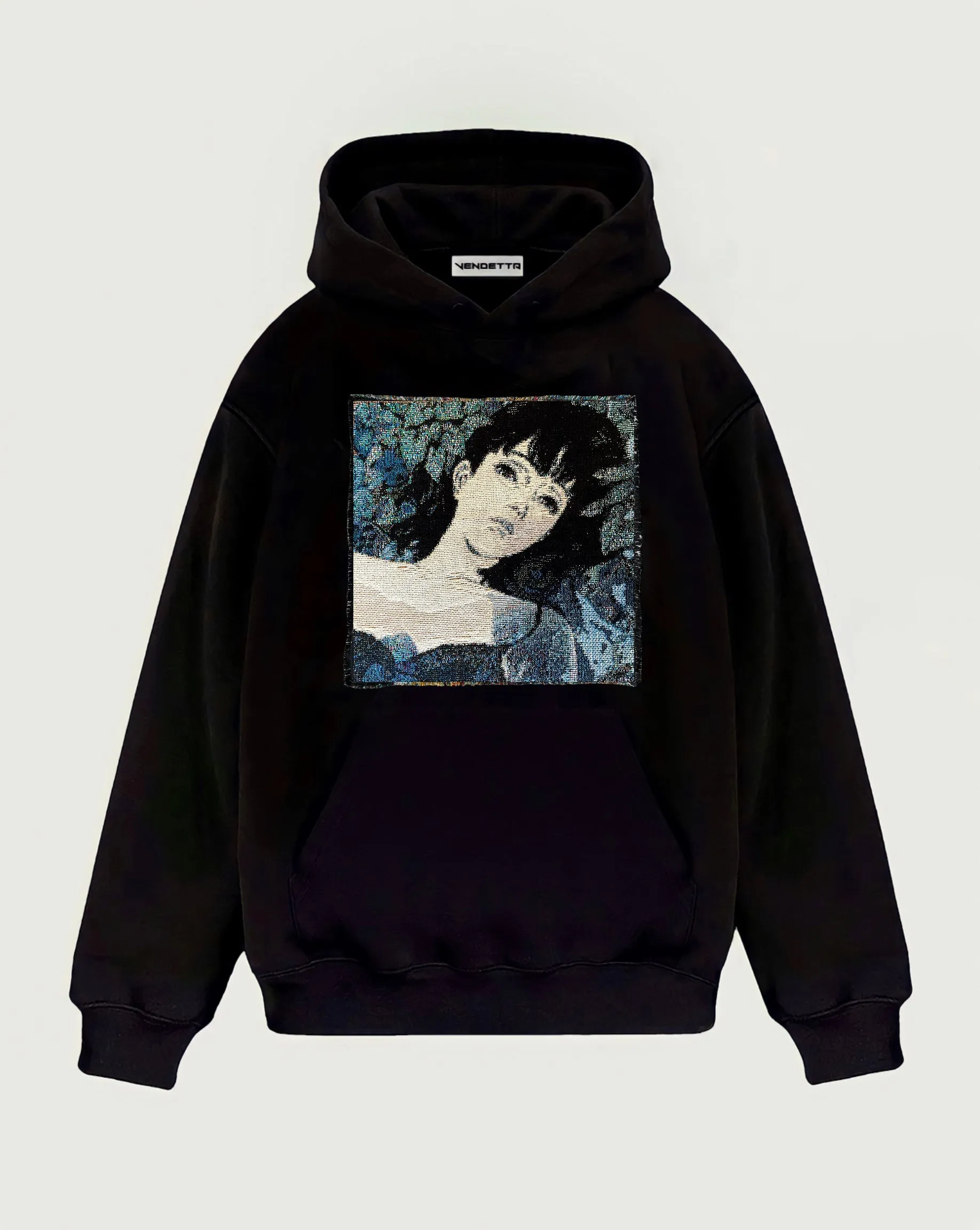 VA-AW21-250 PERFECT BLUE TAPESTRY HOODIE