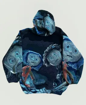 VA-AW21-266 CORALINE FULL TAPESTRY HOODIE