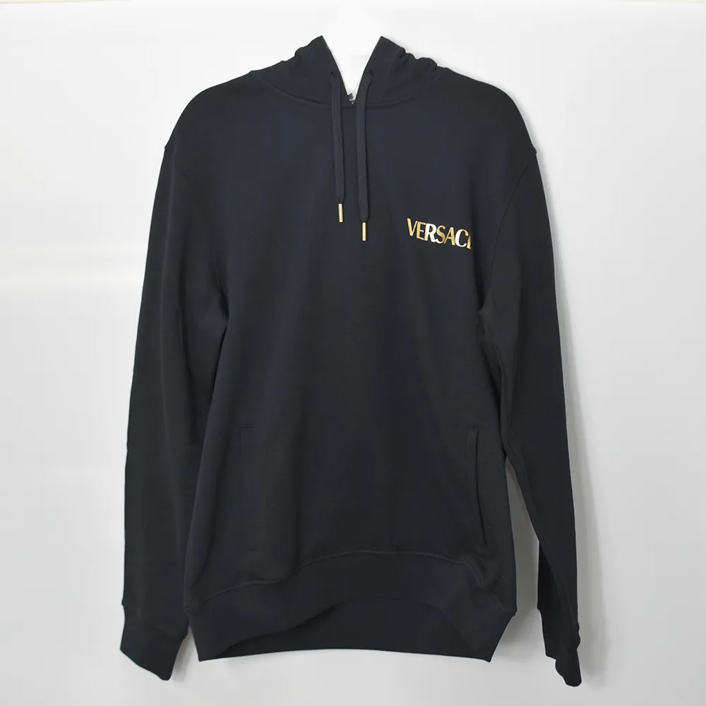 VERSACE  |Street Style Long Sleeves Logo Luxury Hoodies