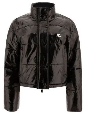 VINYL PUFFER JACKET