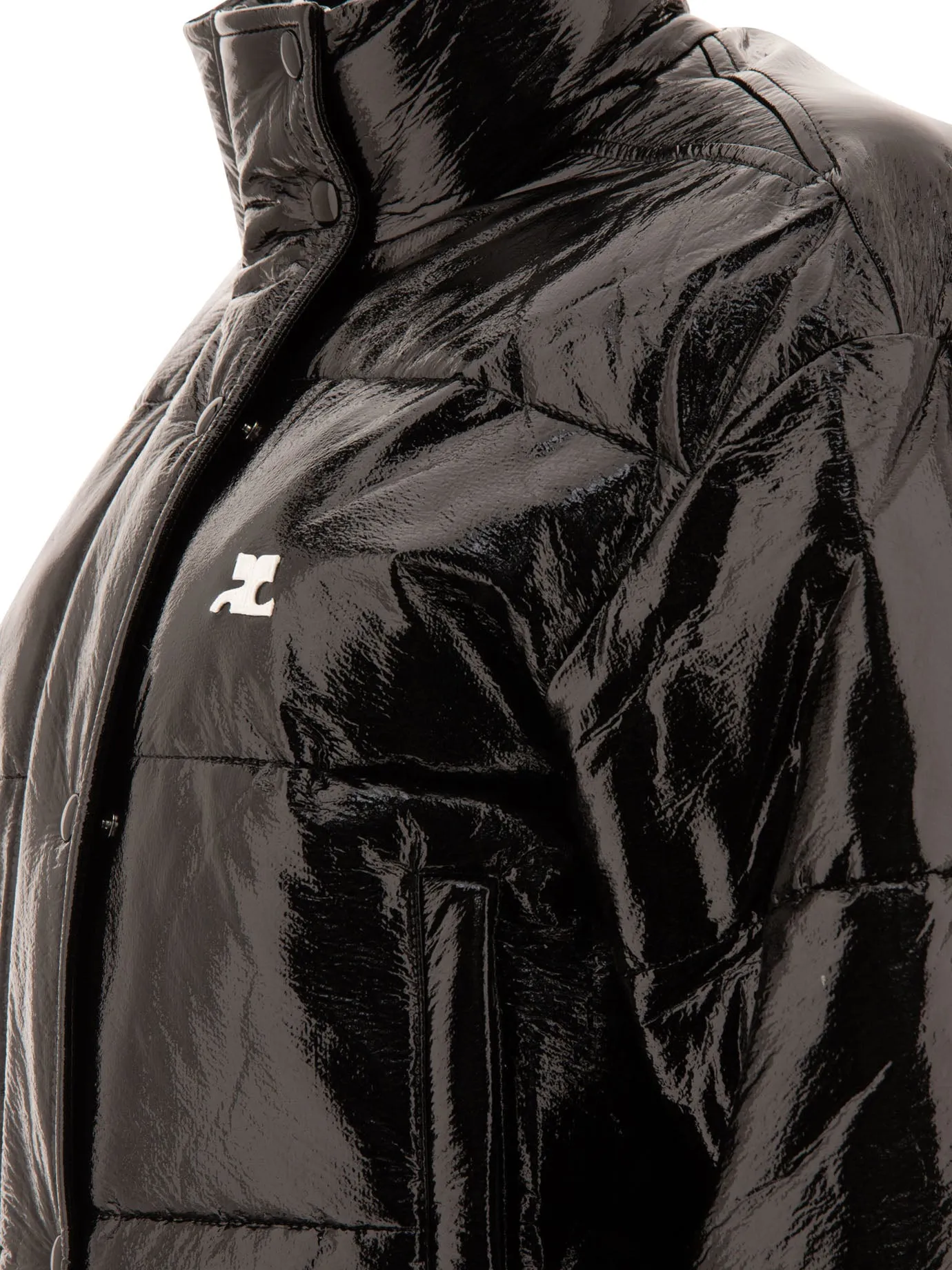 VINYL PUFFER JACKET