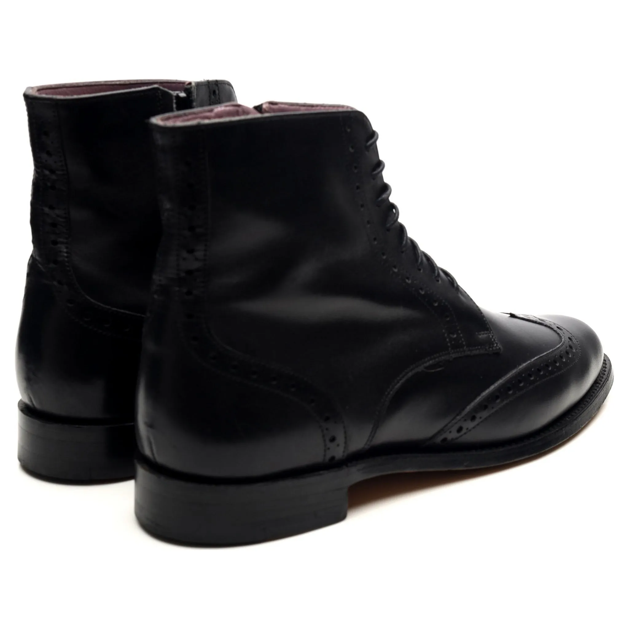 Women's 'Faye' Black Leather Boots UK 5.5 D