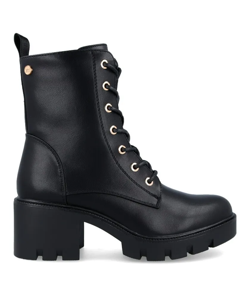 Xti 141840 Women's lace-up heeled ankle boots