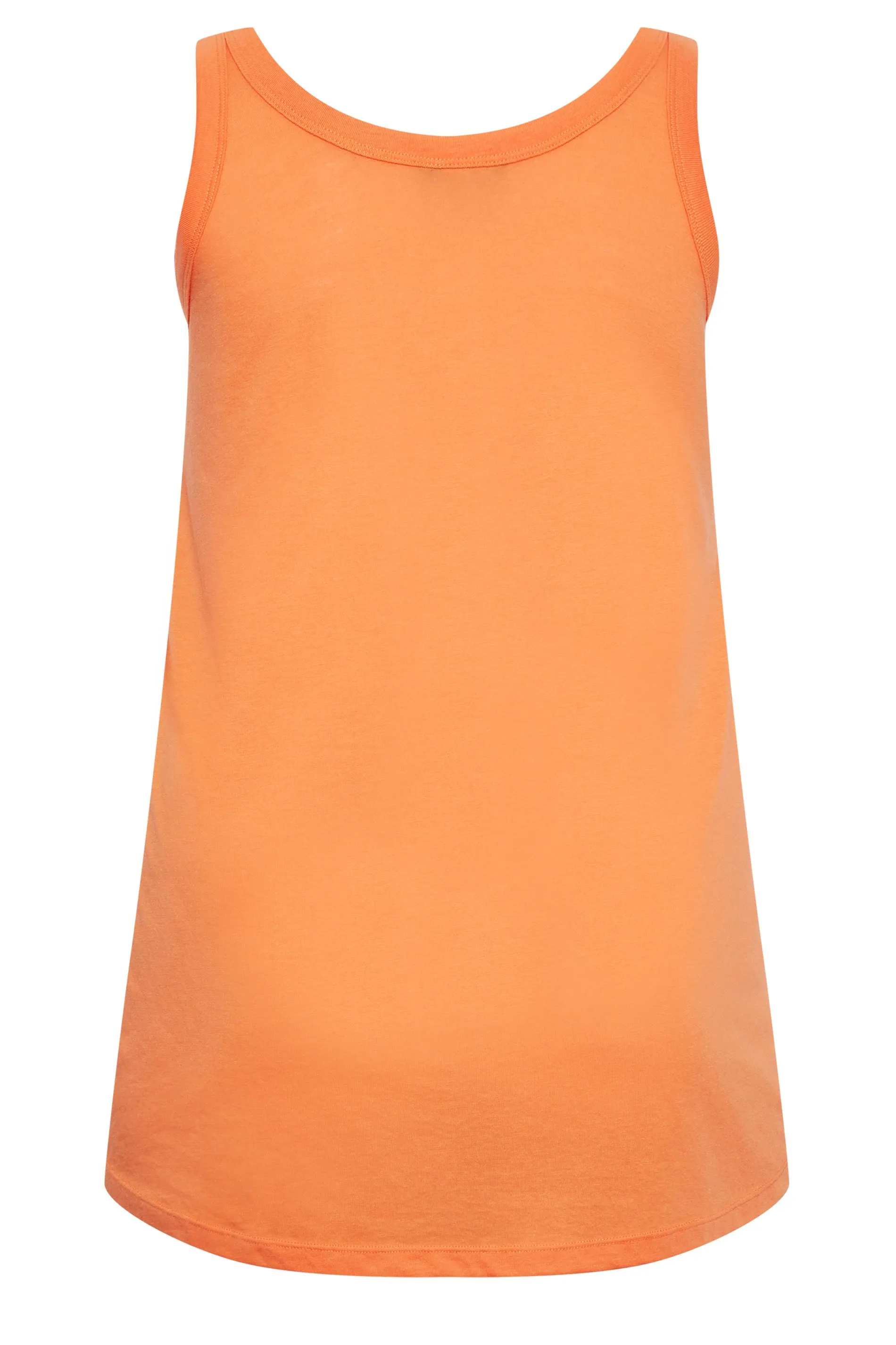 YOURS Curve Orange Basic Vest Top